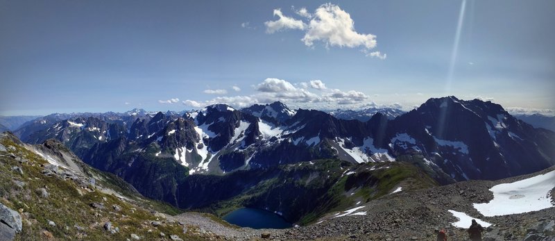 View from Sahale Glacier Camp