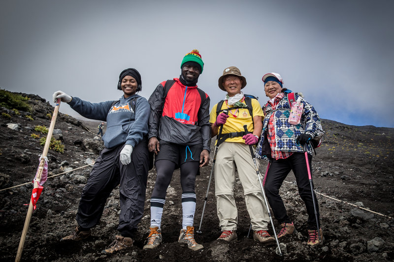 Mount Fuji is as so popular that you'll see people from 8 to 79 years old like those two on the right! Yet, this mountain is equally challenging for everyone! What are you waiting for?