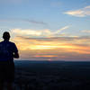 Sunset view from Enchanted Rock