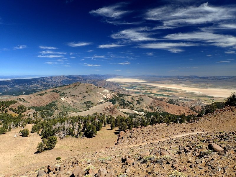 Looking north from the Summit Trail above Patterson Lake.