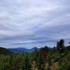 The view westward from along the Ditch Trail