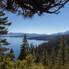 Foresty shore of Lake Tahoe from D.L. Bliss State Park