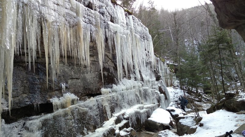 Wall between Champney Falls and Pitcher Falls, Nov 23, 2017.