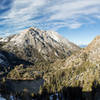 Eagle Lake in front of Phipps Peak, Jakes Peak, and Maggies Peaks