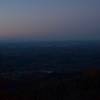 Maryville, TN sits off in the distance in the TN Valley.   The observation tower provides views of the protected areas of the Smokies and the developed valley surrounding it.