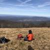 The bald offers a great place to eat lunch before continuing your hike.