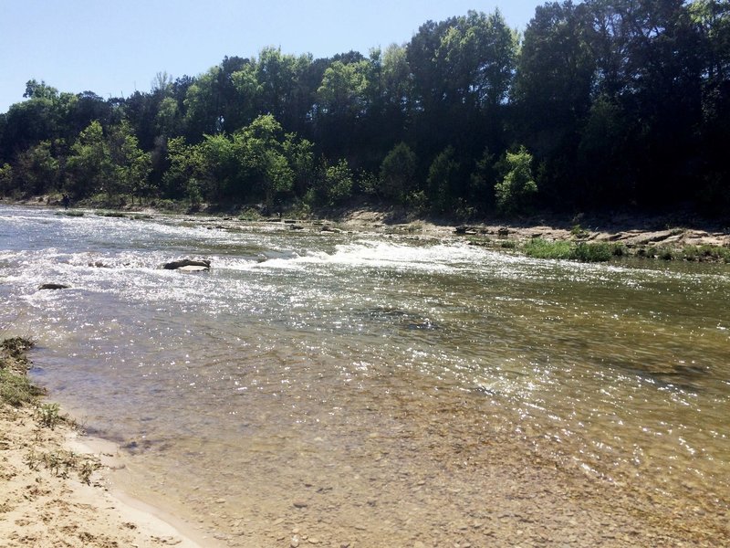 Paluxy River rapids