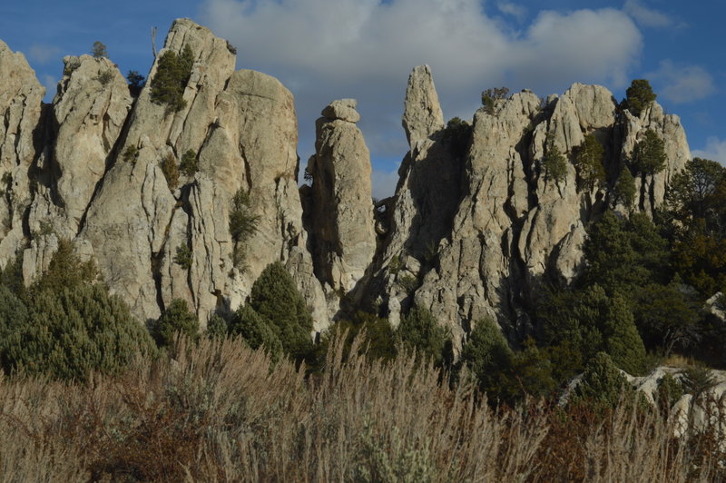 One of the many rock formations along the interpretive trail