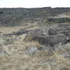 Bottom of largest pothole looking at edge of ancient river channel