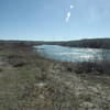 Looking south along the Snake River from the trailhead