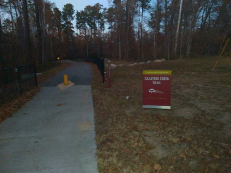 Crabtree Creek Greenway at New Bern Ave.