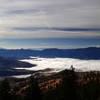 View of Mt. Shasta, Pilot Rock, and Mt. Ashland from the western viewpoint