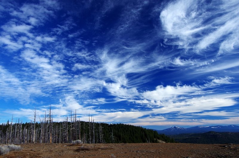 Looking east from the highest viewpoint