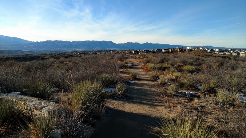 View north from the Chaparral overlook.