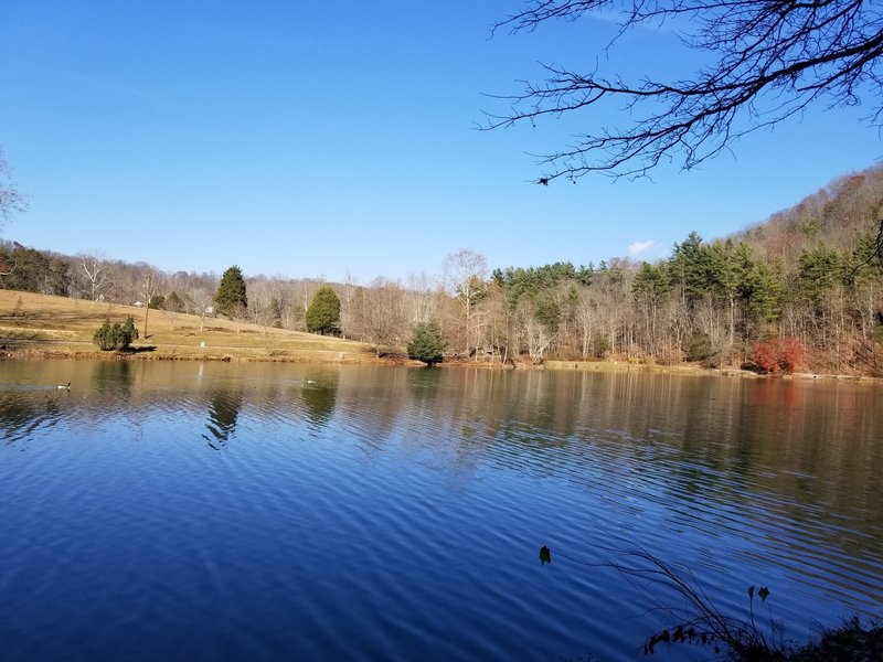 Lakeside trail beside Lake