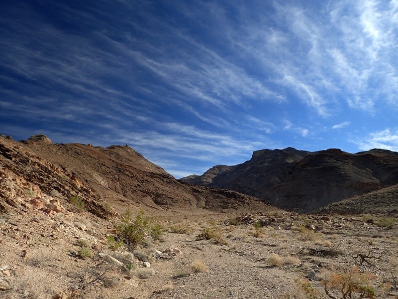 The mouth of Monarch Canyon