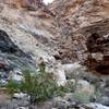 Between the short dry falls and the main waterfall