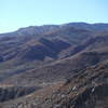 Pajarito Mountain ski runs looking southwest.