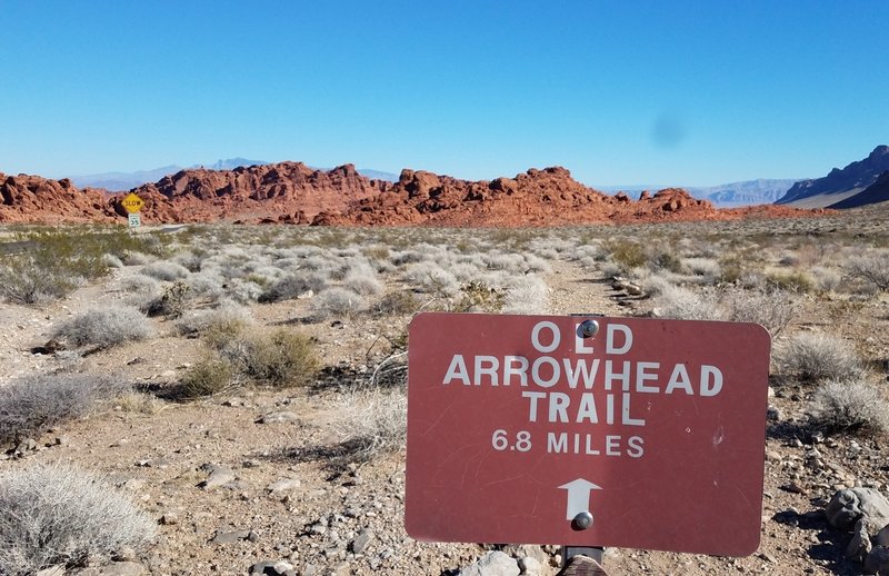 Trailhead for Old Arrowhead Trail