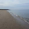 Resting at the beach at Sunken Meadow Park.