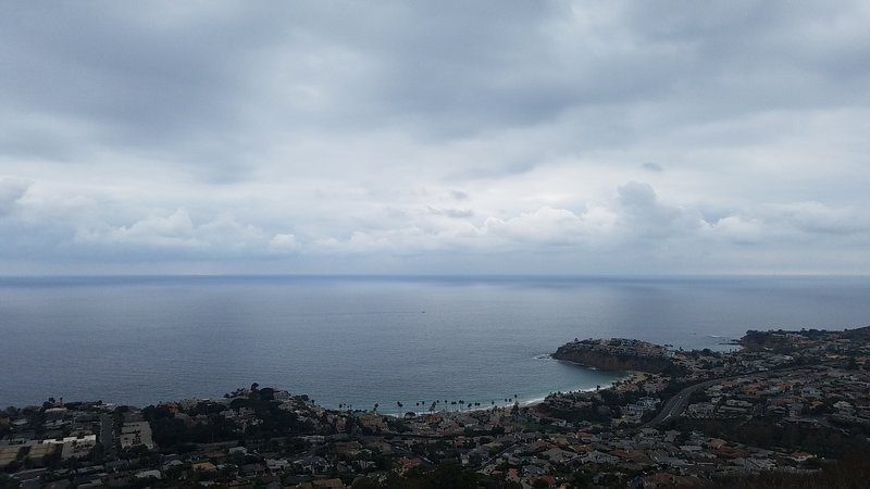 View from the end of Boat Trail. Sit on the bench and drink in the panoramic view of Southern California