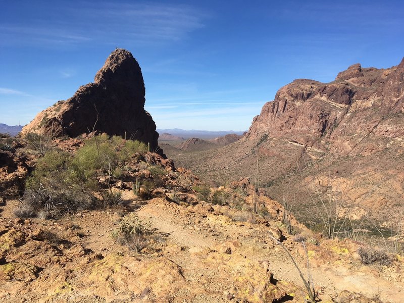 Climbing up to Bull Pasture