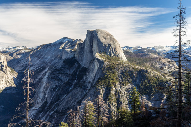 Half Dome from across Yosemite Valley