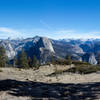 Half Dome panorama from Sentinel Dome Trail