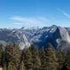 North Dome and Half Dome from Sentinel Dome