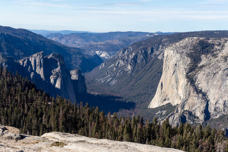 El Capitan and Yosemite Valley from Sentinel Dome