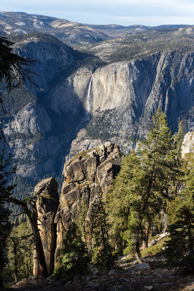 Upper Yosemite Falls from Pohono Trail