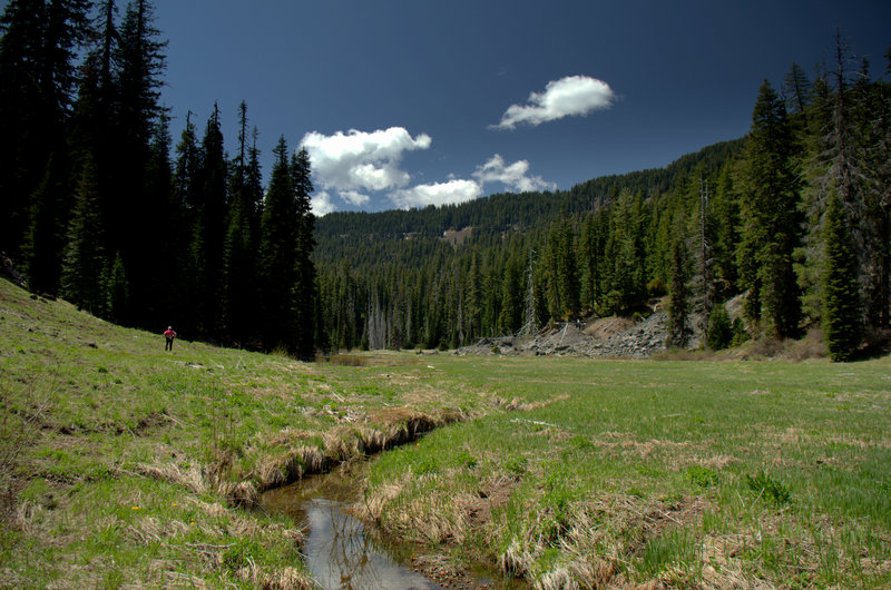 Nearing the head of Buck Canyon