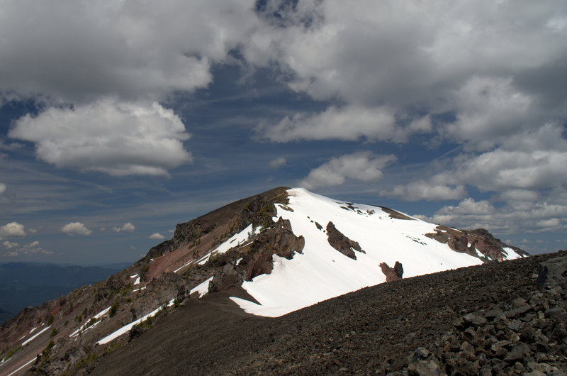 Mount Bailey's rocky summit ridge