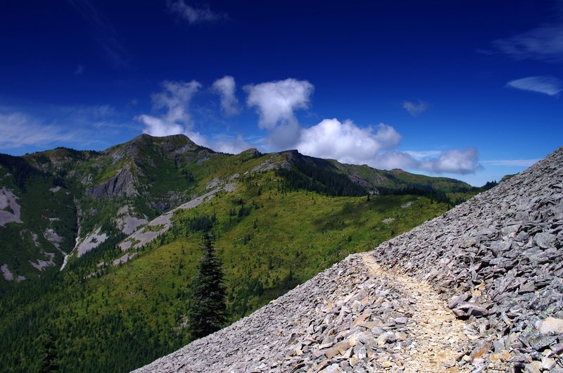 Silver Star from below Little Baldy