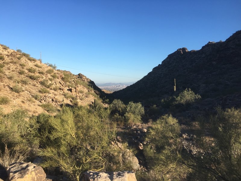 Looking North at Downtown Phoenix