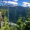 Looking down on the Hoh River