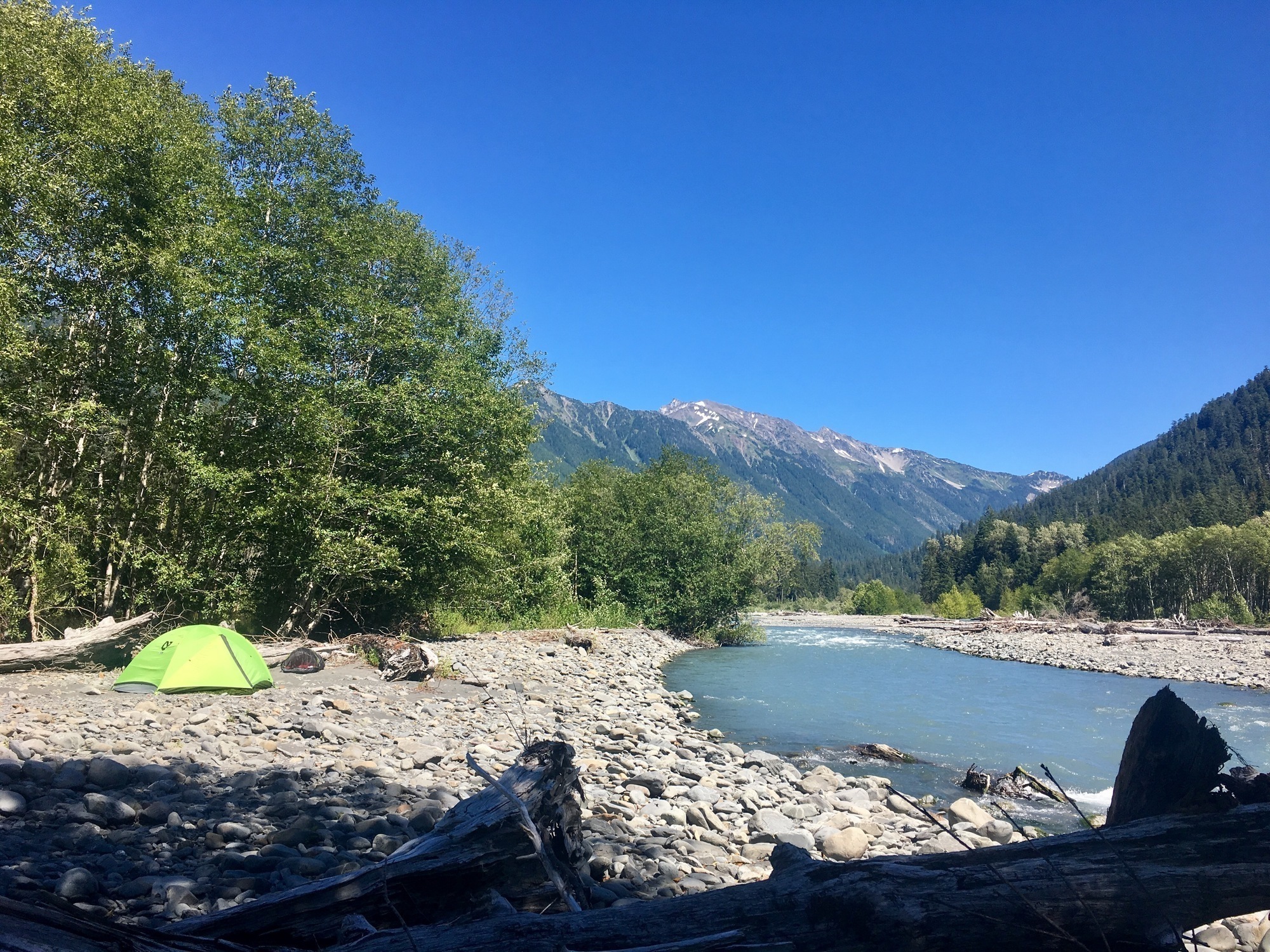 Hoh river outlet camping