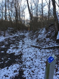 Mile Markers on the old roadbed