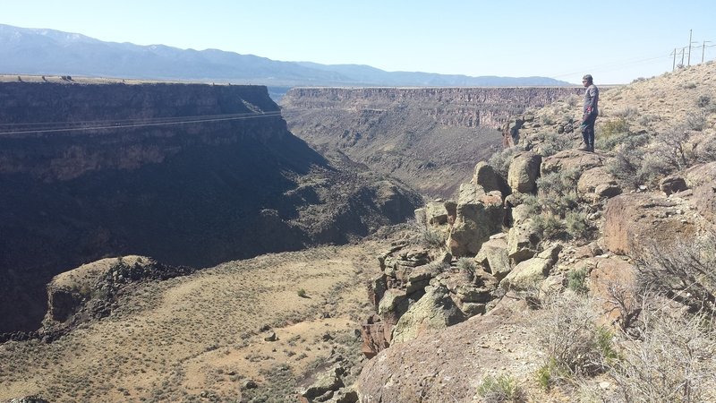 Overlooking the gorge from the West Rim Trail.