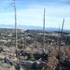 Los Alamos Townsite and Sangre de Cristo Mountains looking east from the Perimeter Trail