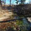 Water flowing from Antelope springs.