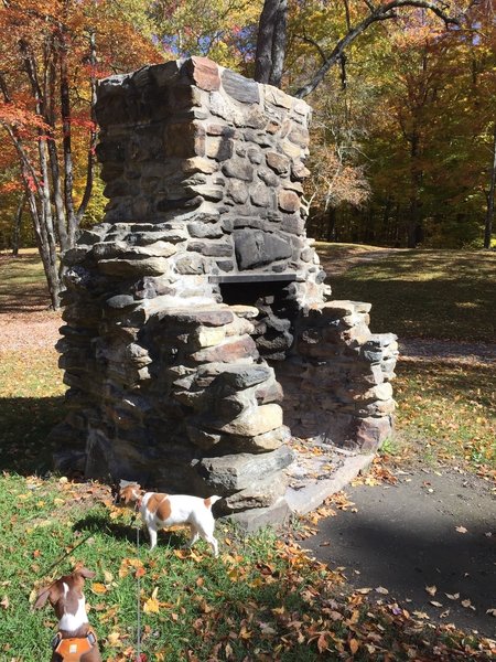 The remains of one of the homes from long ago...