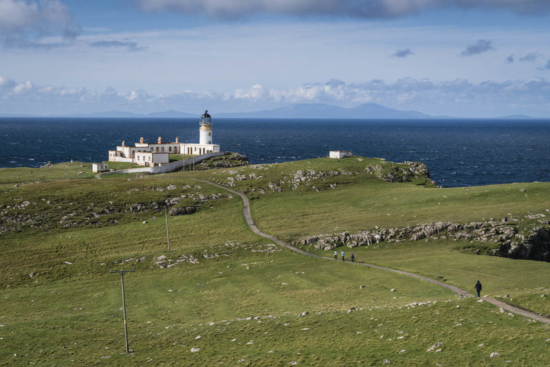 The trail to Neist Point Lighthouse