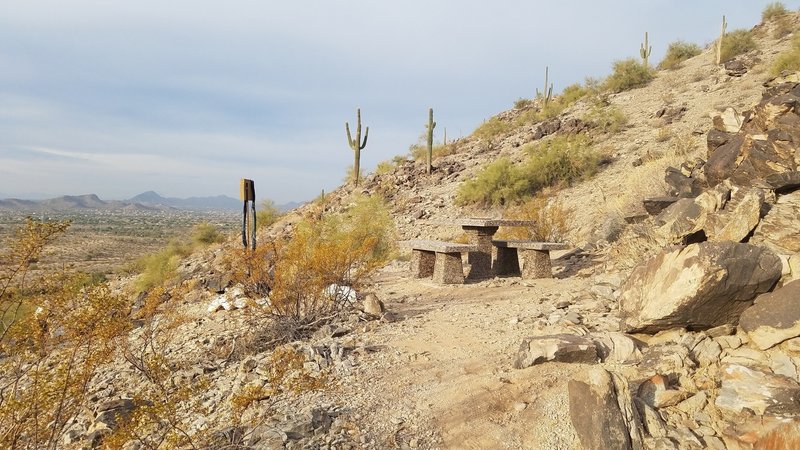 Crows Nest good resting point and great view of the Estrella community