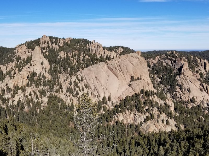 Rock outcropping view