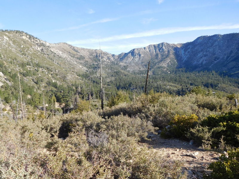 Crystal Lake Basin with Islip Ridge (left) and Hawkins Ridge (right)