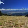 Mount Shasta and the Scott Valley from the ridge