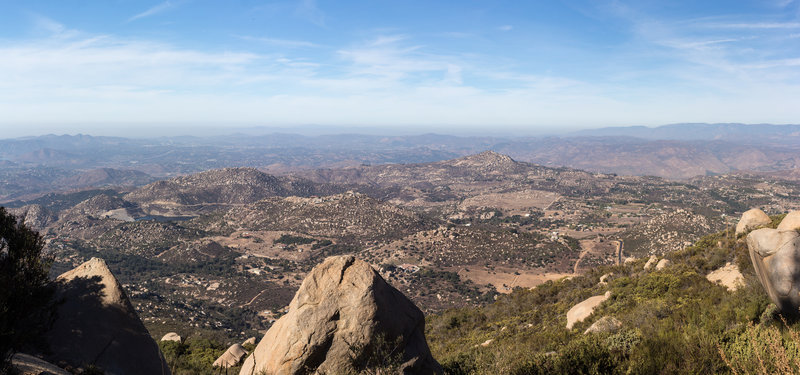 View from the summit of Mount Woodson