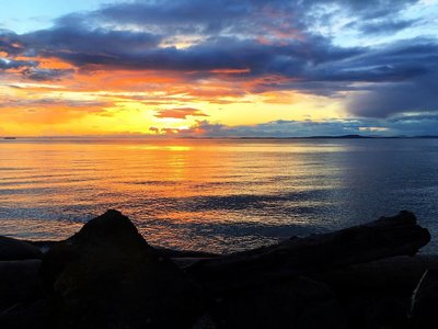 Sunset at West Beach.