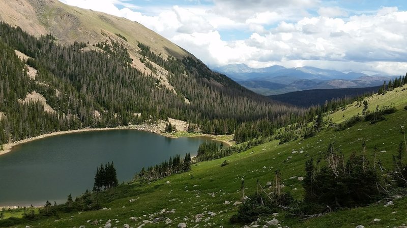 Blue Lake from just below Hanging Lake